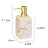 Ceramic Pump Soap Dispenser Bathroom Liquid Container 500ml for Laundry