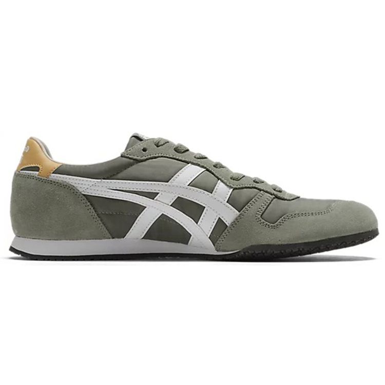 Onitsuka Tiger SERRANO Burnt Olive White Unisex Low Top Retro Lifestyle Sneakers 1183B400-304