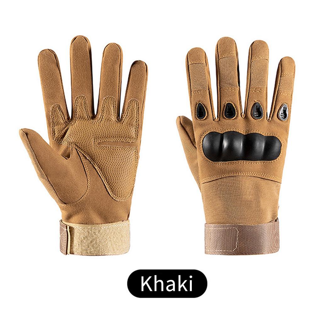 Motorcycle Riding Gloves Men Hunting Shooting Knuckle Protection Sports Full Finger GlovesClimbing  Cycling Bike Glove