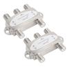 2PCS 4x1 DiSEqC Switch 4 in 1 Out 950 to 2400MHz DiSEqC 1.0 2.0 Satellite Signal Switch Splitter