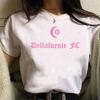 Dellafuente Printed Tshirt Casual Round Neck Short Sleeved Womens Fashionable Loose Short Sleeved Trendy Womens Clothing Tops