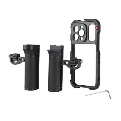Portable Phone Cage with Dual Handles Mobile Phone Video Rig Handheld Smartphone Stabilizer Several