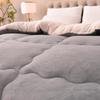 Plush Velvet Lambswool Blanket - Thickened Snowflake Quilt for Winter and Spring
