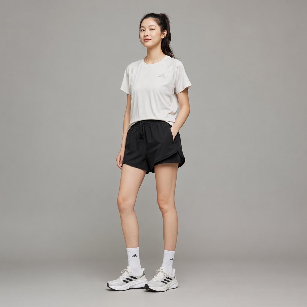 adidas Moisture-Wicking Breathable Running Casual Outdoor Sports Shorts Women Shorts DY8626