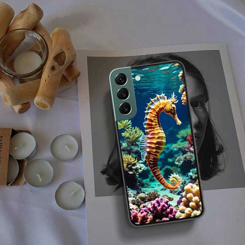 Seahorse Underwater Fantasy Phone Case Samsung A14 A24 A34 A54 A03S A04S A13 A23 A33 A53 A73 A70 A50S A30 A40 A71 A51 A41 A31 A2