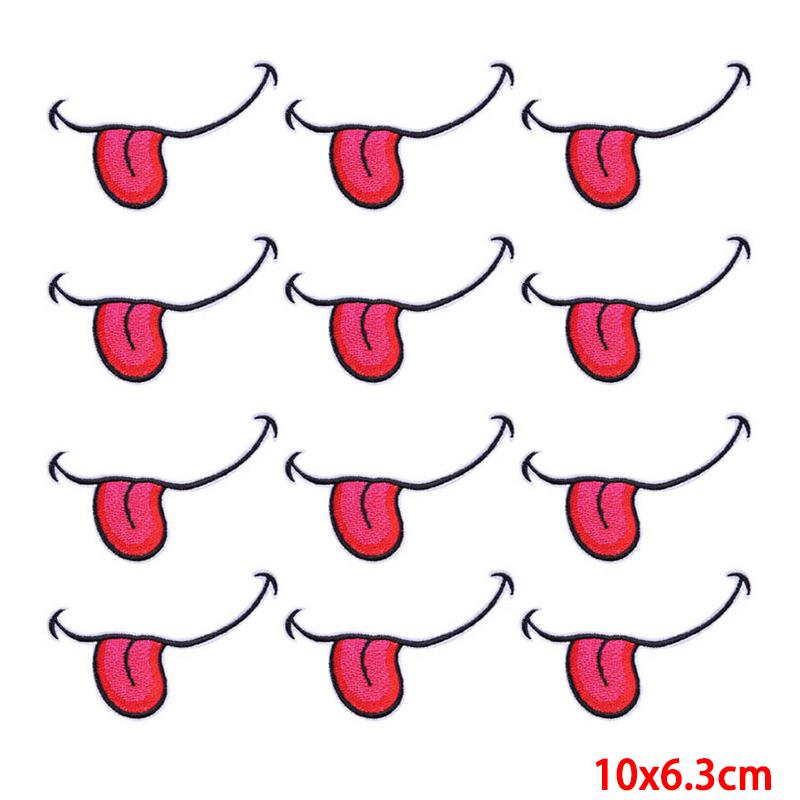 10 teile/los Großhandel Stickerei Patch Eisen Auf Patches Für Kleidung Patches Auf Kleidung Jacken Dekor Applikation Nähen Liefert