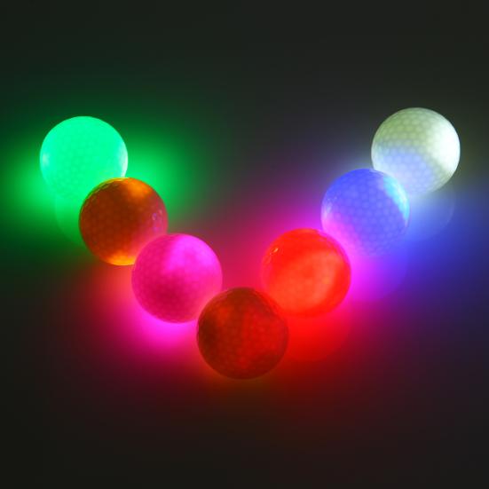 7Pcs Indoor Outdoor Glow in The Dark Light up Led Golf Balls