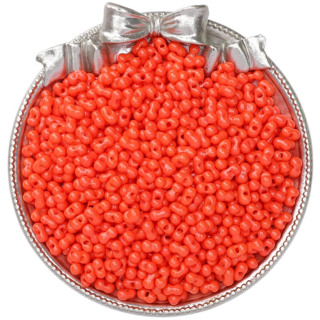 100pcs Glass Beads Charm Czech Peanut Beads Seed Spacer Beads For Jewelry Making Accessories