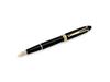 Aurora Epsilon Black GT Fountain Rhodium Extra Fine EF Pen, 14K, Nib, B12-NE
