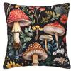 Home Decor Enchanting Mushroom & Flower Pattern Pillow Covers Pattern Cushion Cover Suitable for Sofa Bedroom Car Pillow Cover