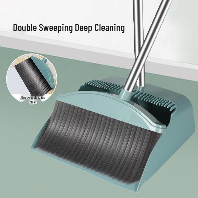 Aikexi Windproof Broom & Dustpan Set