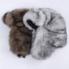 Thick Plush Bomber Hat Fluffy Earflap Hat Fashion Ushanka Hat  For Women Men