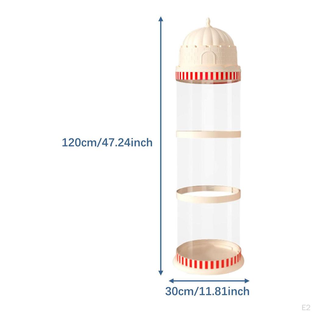 Stuffed Animal Storage Clear Holder for Kids Room Living