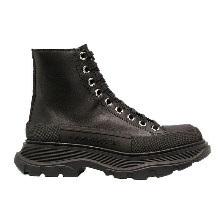 Alexander Mcqueen Tread Slick High 'Black' Women's 633900WHZ621081