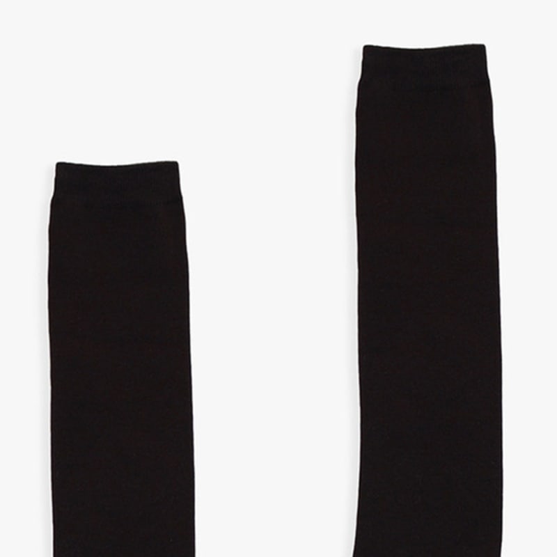 Pink PINEAPPLE [2EA 1SET] BASIC KNEE HIGH SOCKS_BROWN