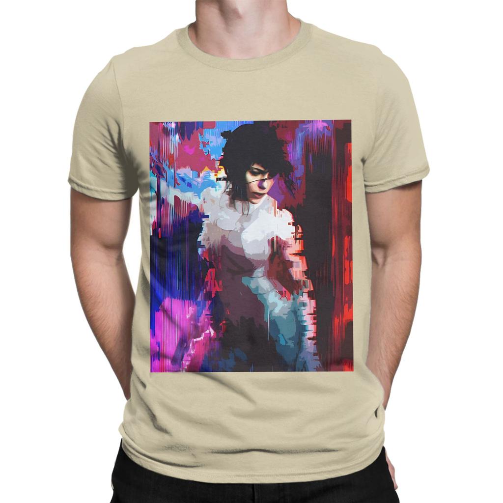 Ghost In The Sshell V3 Funny 100 Cotton Tshirt Ghost In The Sshell Tops Tees For Unisex