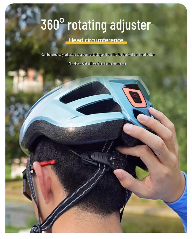 Arka Işıklı Yetişkin Bisiklet Kaskı – Ayarlanabilir Yol Bisikleti Kaskı Erkekler ve Kadınlar için