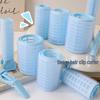 Blue Bangs Curlers: Hollow 8-Shaped Clips for Air Bangs & Root Volume
