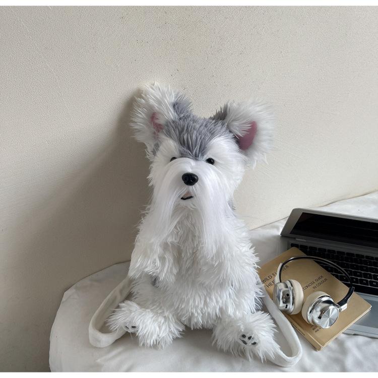 

Cute plush doll doll bag women s bag 2025 new foreign style large capacity backpack girl cartoon backpack