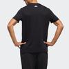 Adidas Graphic Box Logo Round Neck Sports Tee Men Tops Black GJ5112