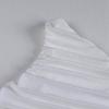 Summer Soild Color Slim One Shoulder Crop Top Pleated Vest Short Shirring Ladies Short Tank Top