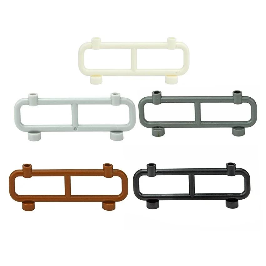 10PCS Brick Playset Technical Parts 1x8x2 Guardrail Fence MOC Fits For With 2486 Toys Playsetss For Children Construction Block Bricks