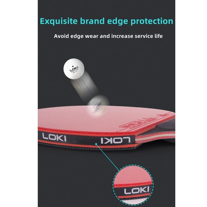 LOKI X1/X2/X3 ITTF Ping Pong Bat Profesional Racket  High Elasticity Sponge Rubber Ping Pong Bat with Racket Bag