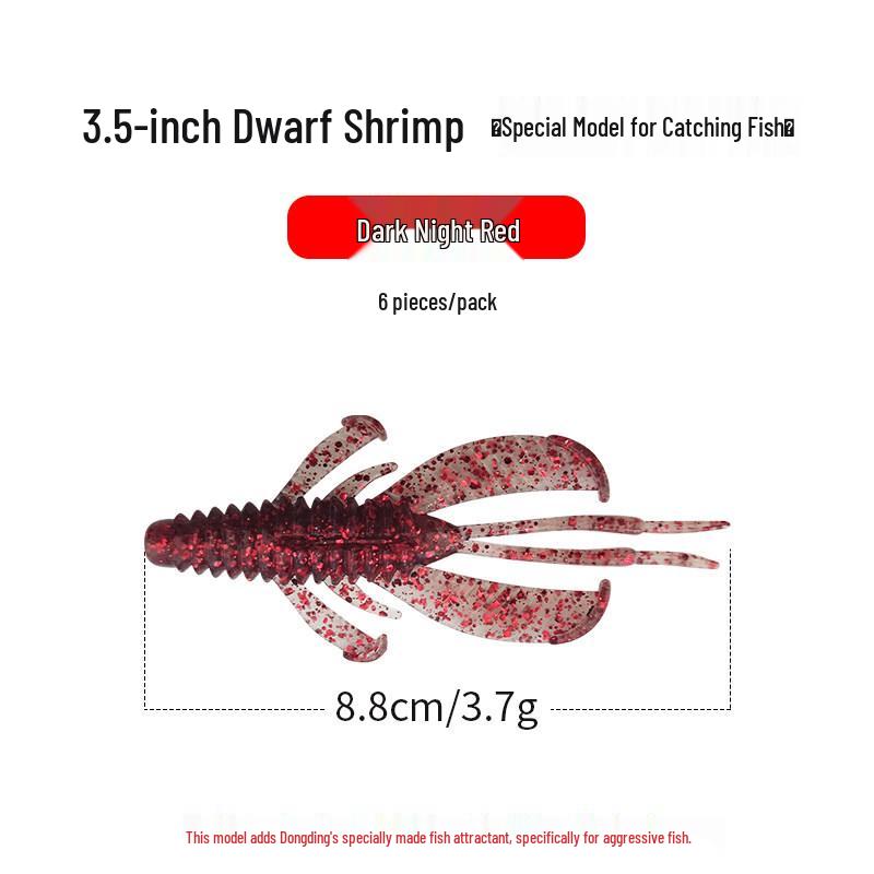 Dongding - Bas Avı İçin Engel Karides Yumuşak Yem, Teksas Rig Arama Yemi