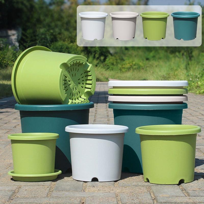 High-Quality Gardening Flower Pot Thicken Plastic Planting Pot Balcony Vegetable Flower Pot Rectangular Planting Planters