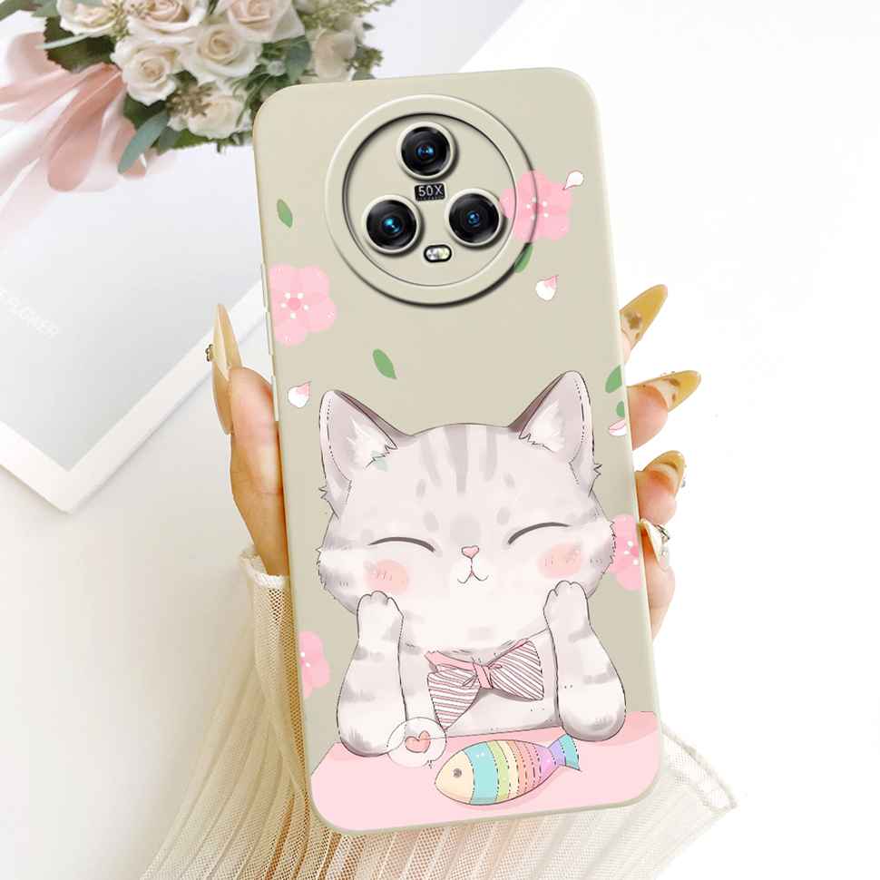 Cartoon For Honor Magic5 5G PGT-AN00 Case Cute Design Print Silicone Back Cover For Honor magic 5 PGT-N09 Phone Cases Fundas