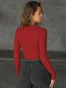 Herbst 2025 Y2K Tief V-Ausschnitt Cutout Sexy Slim Fit Langarm Strickpullover