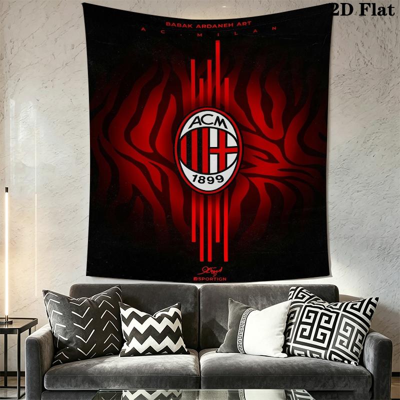Llx0916Ac Milan Wall Tapestry Aesthetic Wall Hanging Printed Fabric Blanket Decorative Tapestries for Bedroom Living Room Home Decor