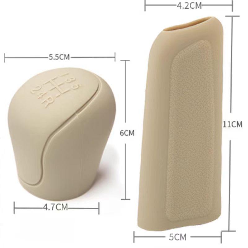 Car Silicone Gear Cover Anti-slip and Wear-resistant Ford Gear Cover Shifter Cover Car Gear Cover Gear Shift Cover Gear Knob Cov