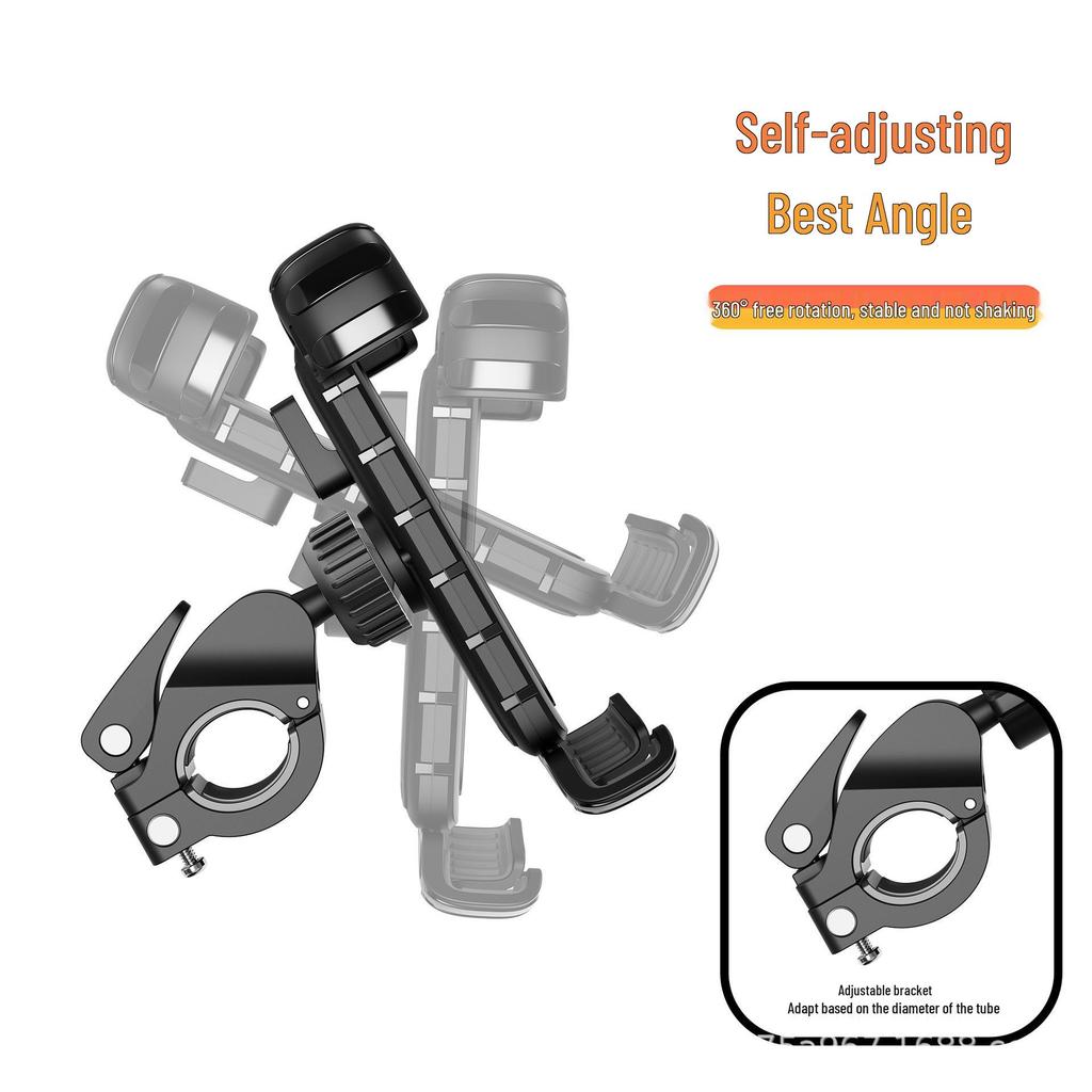Shockproof Phone Holder for Motorcycles and Bicycles - Stable, Absorbing Design for Electric Scooters and Mountain Bikes