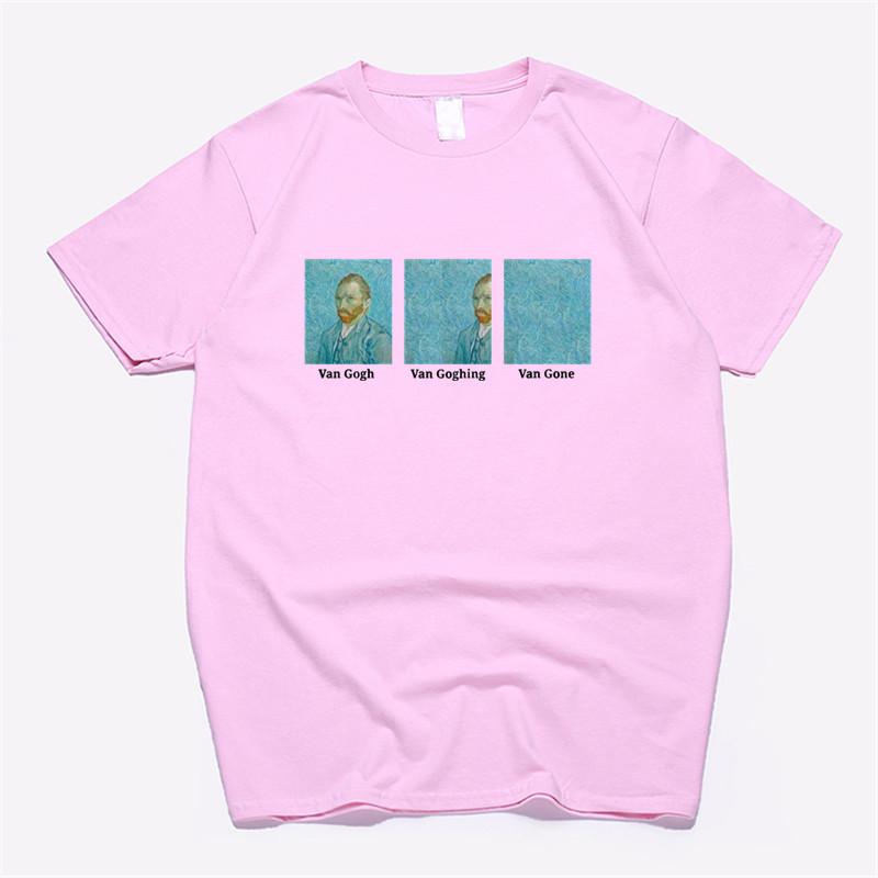 Van Gogh Van Goghing Van Gone Meme Funny T Shirt Unisex Hipsters Cute Printed Tee Women