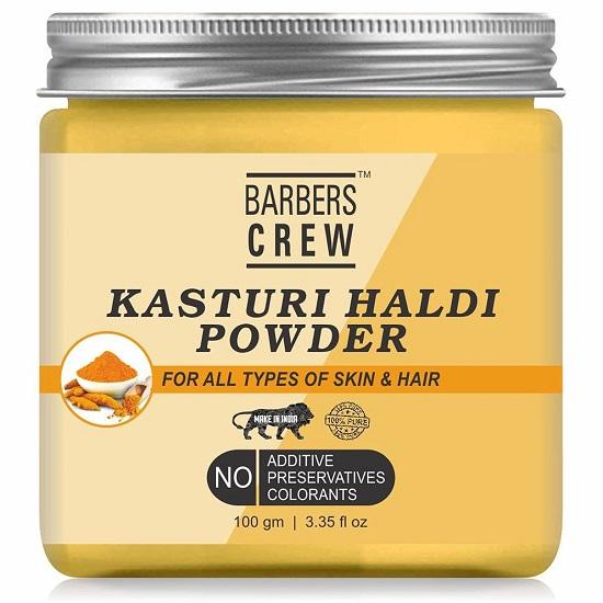 

@ Barbers Crew Kasturi Haldi Powder For Face Pack 100gm Zr-4037-60%Off