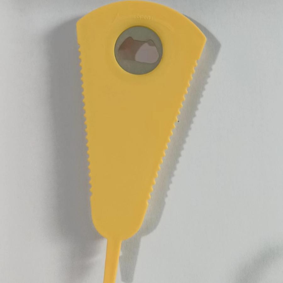 Universal Multi-Functional Bottle and Can Opener Yellow Opener (Unpackaged)