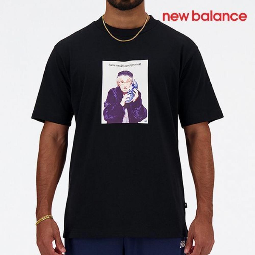 

New Balance Футболка с коротким рукавом Half Club D24 Nbneebs351 19 Uni Photo Да L