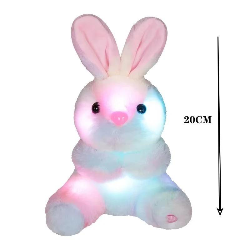 Soft Glow Bunny Plush Toy Cute and Adorable Stuffed Rabbit Perfect Gift for Children and Bunny Enthusiasts Easter Glow Feature