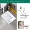 Wanxun W39 Ceramic Squat Toilet with Splash Guard