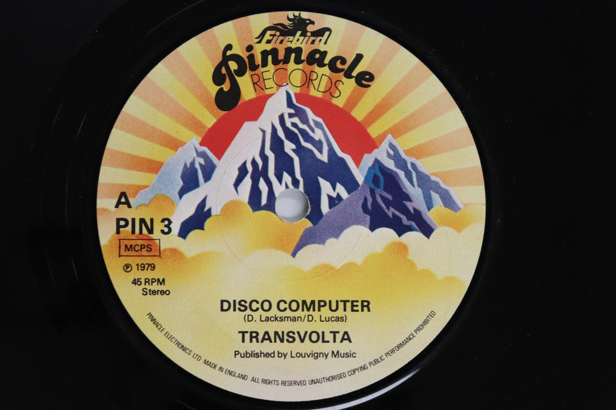 

7inch Record TRANSVOLTA - Disco Computer PIN3 PINNACLE RECORD 1979 UK Soul/Funk Used