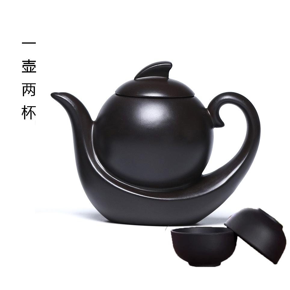 Chinese Style Teapot  Set Handmade Traditional Purple Clay Suit Tieguanyin Puer Kung Fu Kettle Tea Table Decoration Gift 2025
