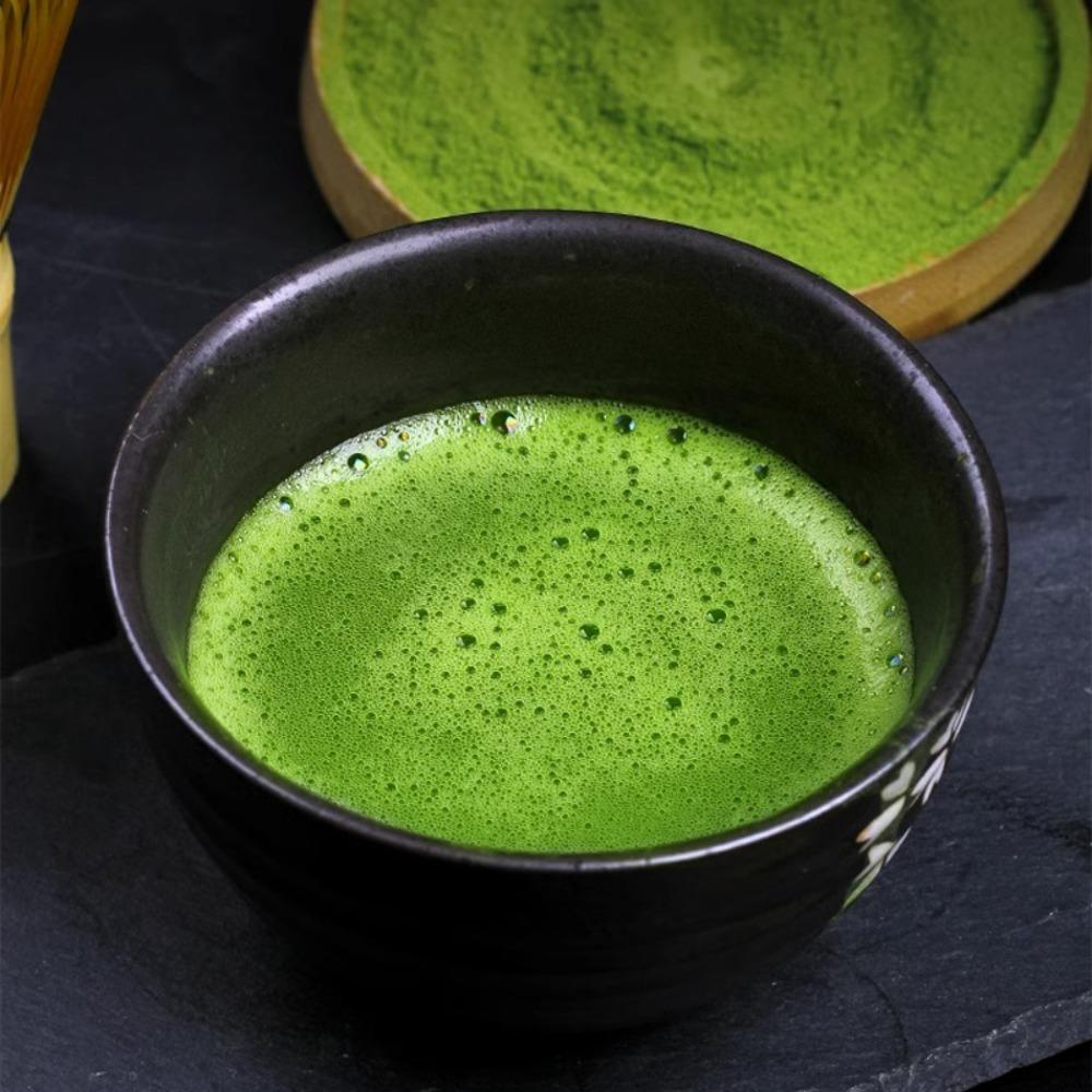 Té Verde Matcha Orgánico en Polvo Cosecha Japonesa de Primera 100% Puro Sin Sabor Molido Fino para Batidos Latte Horneado Metabolismo Impulso de Energía