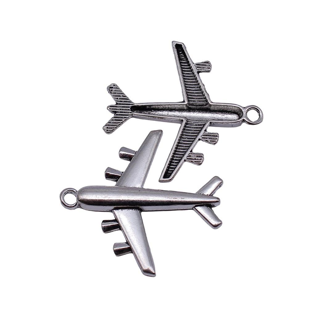 Airplane Charms Multi Color Alloy Car Pendants For Travel Themed Jewelry