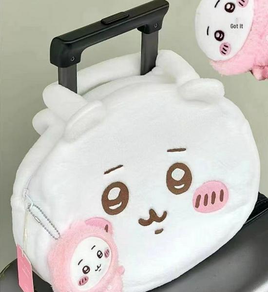 Chiikawa 2024 Cute Plush Backpack & Crossbody Bag - Little Eight Girls Gift & Storage Handbag