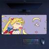 Cuscino con Stampa Sailor Moon Antiscivolo Tappetino Grande Mousepad per Laptop/Tablet XXL Tappetino per Mini PC con Bordo Bloccato