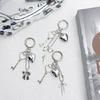 Love Keychain Heart Key Holder Love Key Pendant Metal Key Adornment Stylish Key Jewelry Alloy Texturte for Couples