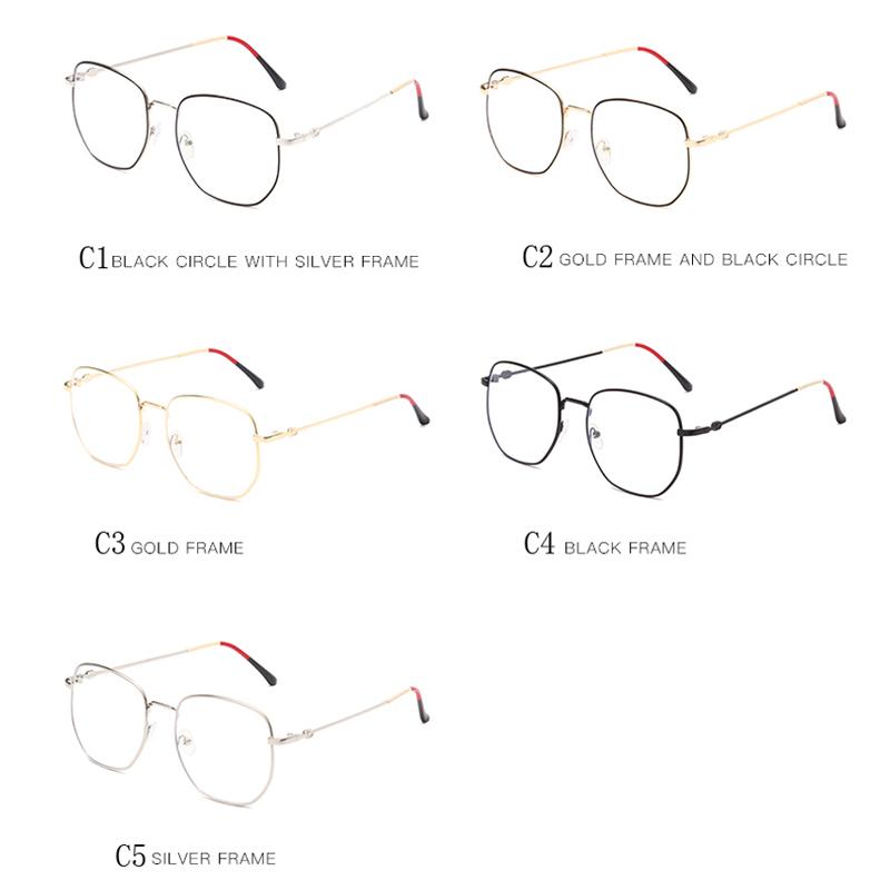 Anti-Blue Light Glasses Round Metal Eyewear Women Men High Quality Eyeglasses Blue Light Blocking Man Lady Computer Eyeglas