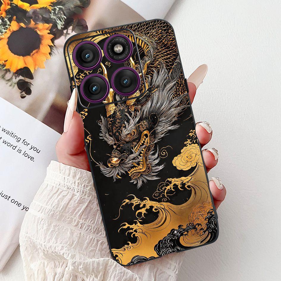 For Motorola Moto Edge 60 Pro 2025 Case New Fashion Flower Soft Silicone Protector For Moto Edge 60 Funda Edge60 s Fusion Bumper