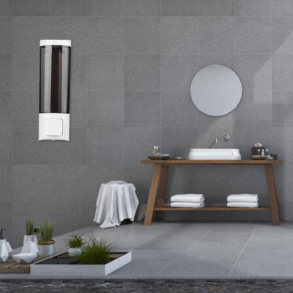 200ml Single‑Head Manual Soap Dispenser Kitchen Bathroom Wall Mounted Soap Container for Liquid Shampoo